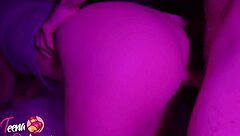 bubble booty girl gets spanked doggystyle to orgasm