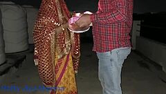 after breaking the fast on karva chauth, husband and wife enjoy intimate time together