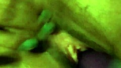 Hey, check out this latina's squirting with dildo