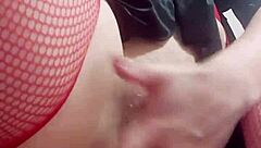 Wife records herself fingering for husband at home