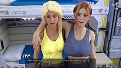 Busty Ebony MILF Jealous After Fucking Friends In Space