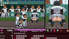 经理在Okeyutei色情游戏场景中操所有人