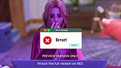 Nerdy student explores 3d hentai for the first time