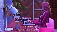 Nerdy student explores 3d hentai for the first time