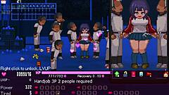 经理在Okeyutei色情游戏场景中操所有人