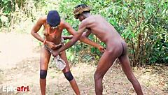 Adam and Eve's First Wild Sex with Deepthroat and Creampie in Eden Garden