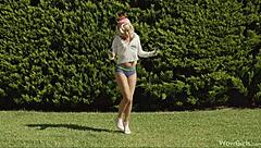 my shy neighbor does cunnilingus under the blanket