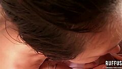 Big booty ebony playboy model harley dean strips in studio