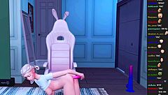 Oh No, Stupid Streamer Forgets to Turn Off Stream During Hard Anal Sex with Toys!