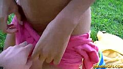 tiny trisha gets banged by five monster cocks