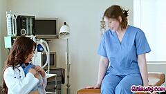 Riley Nixon and Chloe Surreal's Playful Medical Encounter with Sensual Acts