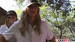 i'm a teen trickin' my best friend in lesbian camp