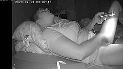 busty girl makes video for girlfriend on hidden cam