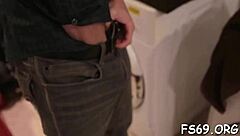 Sweet Babe Sucks and Rides Monster Cock in Bedroom