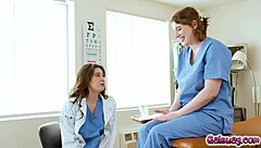 Riley Nixon and Chloe Surreal's Playful Medical Encounter with Sensual Acts