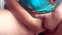 Public fingering of shaved pussy caught on camera