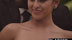 Sophia Leone, The Sexy Model, Teases With Her First Big Black Cock.