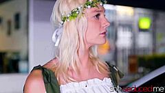 She seduces with witchcraft, licking wet pussy to orgasm.