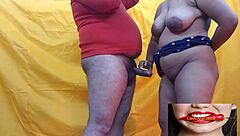 Indian Desi Teen Couple in Hard Homemade Sex with Chubby Partner