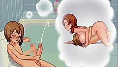 hentai game countryside instructor gives blowjob to huge ass fairy