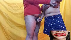 Indian Desi Teen Couple in Hard Homemade Sex with Chubby Partner