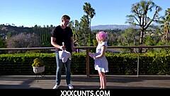 petite blonde teen step sister coco lovelock gets fucked by stepbrother during easter egg hunt!