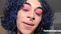 Curly Rican Latina Twerks Phat Ass on Jay Bangher BBC