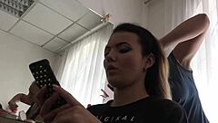 Watch these horny cheerleaders turn fashion try-on into wild porn casting?