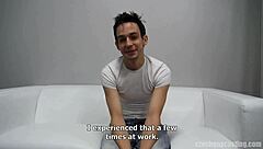 Intriguing Czech Gay Casting: Lukas 7714 Sucks and Fucks Amateur