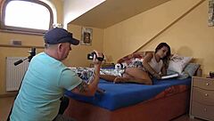 Watch these horny cheerleaders turn fashion try-on into wild porn casting?