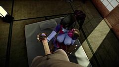 Can Widowmaker handle this deepthroat blowjob in Overwatch?