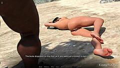 lara croft seduced by big dick monsters on enchanted island