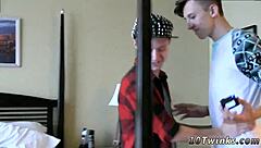 i watched young twink kissing and having bareback gay sex