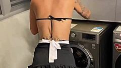 Did the Latina Cleaning Lady Obey and Suck My Cock on Her Knees?