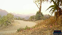 I feel sexy in my curvy blonde milf selfies outdoors