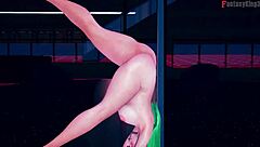 Morrigan Table Dance Full Halloween Special On Sheer Fantasyking3