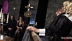 Priest Joins Wild Swingers Orgy At Church With Blonde Cowgirl Action