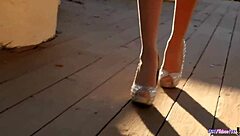 does this stockinged milf babe suck your cock outdoors?