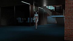 Office bitch gets hardcore blowjob at work in cartoon