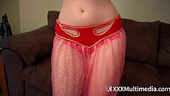 i dream of jeanie parody with krystal orchid stripping down