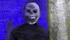 Skull man fucking deliciously in gay scene