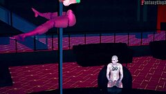 Morrigan Table Dance Full Halloween Special On Sheer Fantasyking3