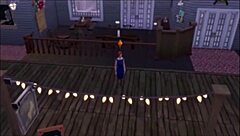 Peeping on cheating wife in blue velvet 😏