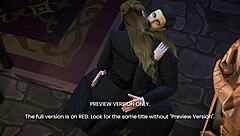 Lady reveals her secret in 3d hentai