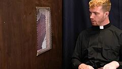 Twink Catholic Boy Ryland Kingsley Boldly Fucked by Priest Dacotah Red