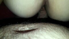 Young wife shares homemade moments with her partner.