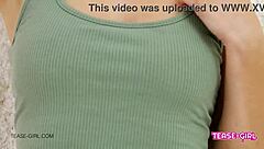 Super Cute Teen Shows Amazing Body in POV