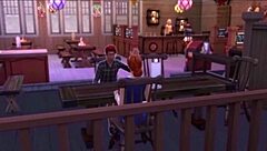 Peeping on cheating wife in blue velvet 😏