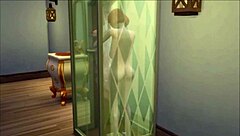 Peeping on cheating wife in blue velvet 😏