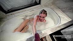 Just checked into the room and already fucking in the bathroom!